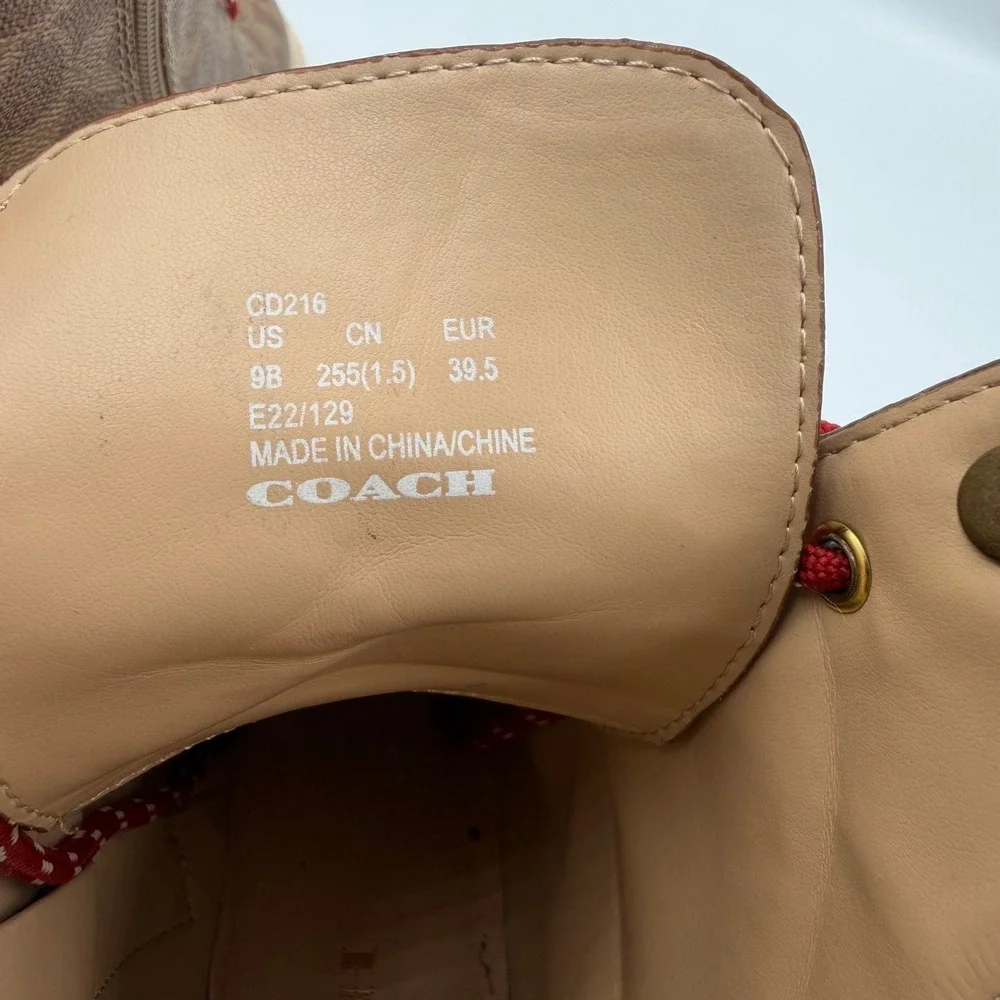 Coach combat boots